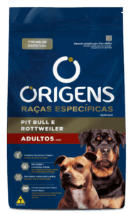 Ração Origens Pitbull e Rottweiler 15kg