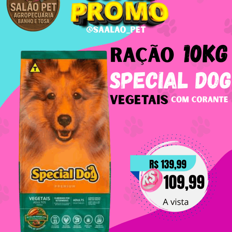 Ração Special Dog vegetais 10kg