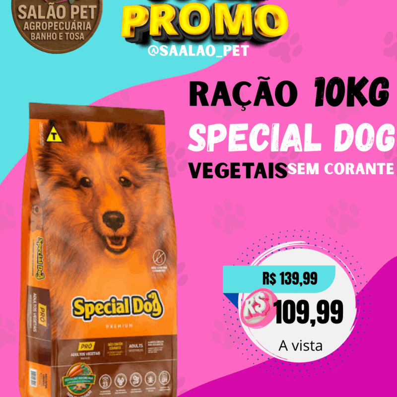 Ração Special Dog vegetal pro 10kg