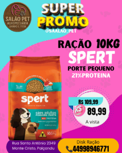 Ração Spert 10kg porte pequeno