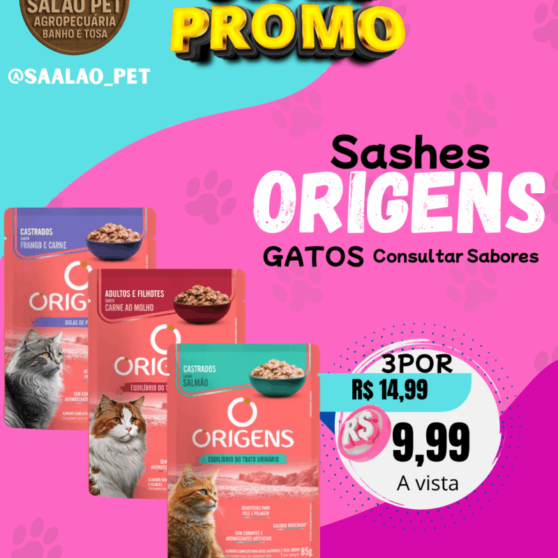 SASHES ORIGENS  GATOS 85G