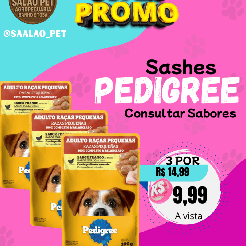 SASHES PEDIGREE PARA CACHORROS 85G