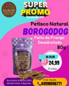 PEITO DE FRANGO DESIDRATADO BOROGODOG