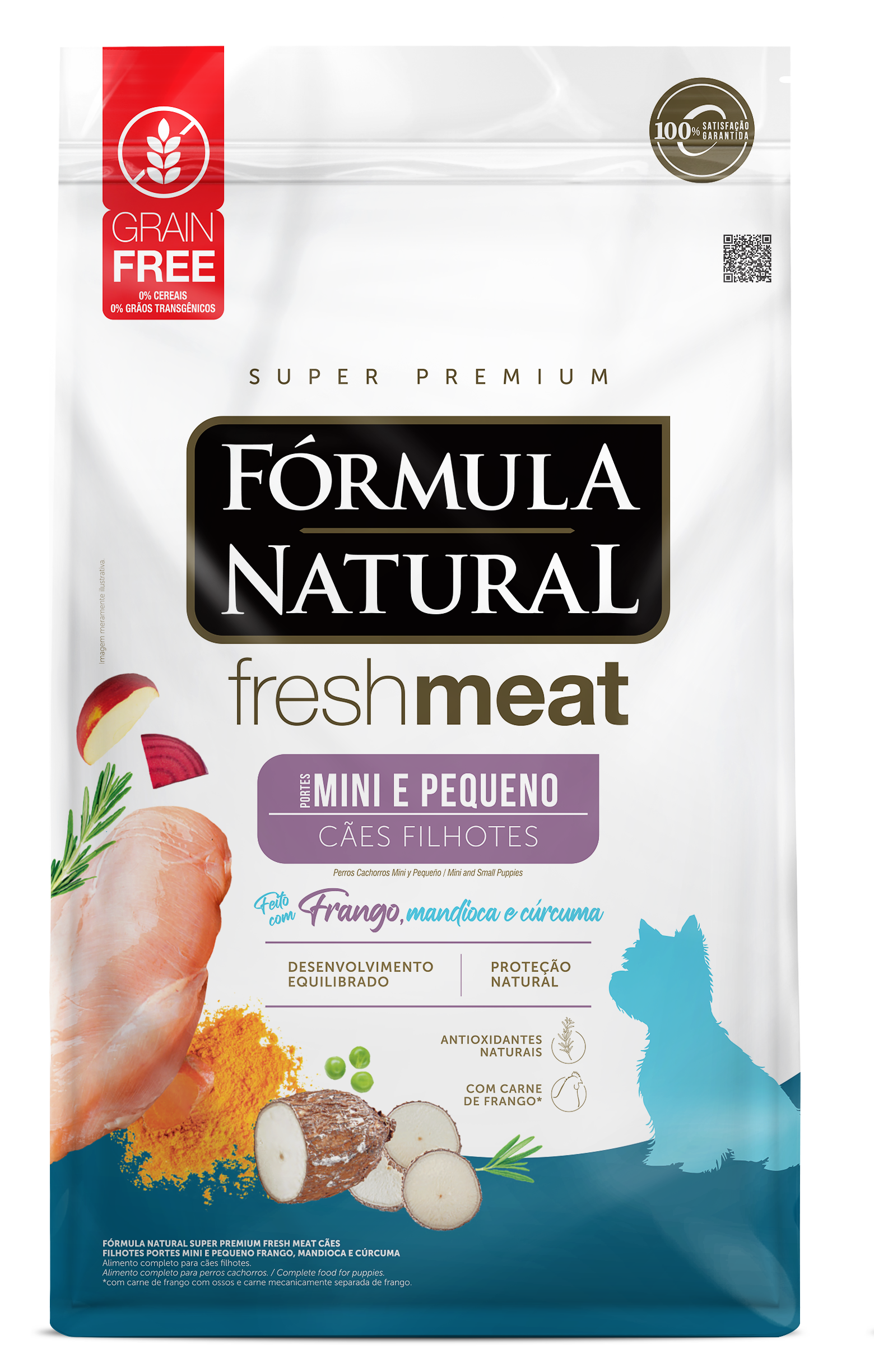 Formula Natural Fresh Meat Filhotes Minis e Pequenos 2,5k
