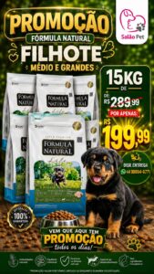 Formula Natural Filhote Médios e Grandes 15kg