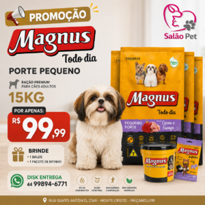 Magnus Porte Pequeno 15kg Promoção
