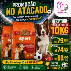 Spert Todos os Portes 20% de Proteína 10kg Promoção no Atacado