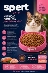Spert Gato Castrado Sabor Frango e Salmão
